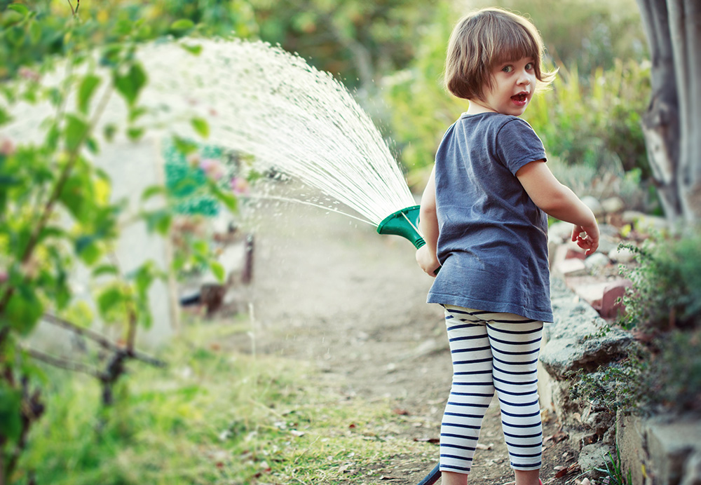 Outdoor Gardens & Structures Foster Healthy Development